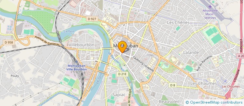 localisation de l'entreprise SCI SWANN  MONTAUBAN