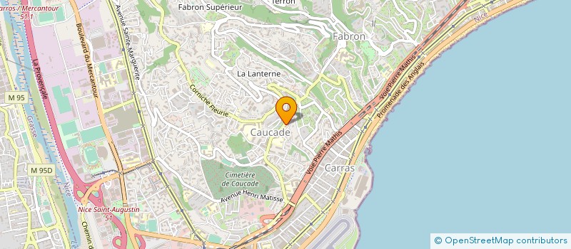 localisation de l'entreprise SCI SWANNY à NICE