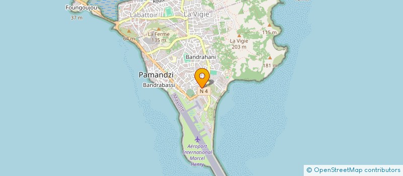 localisation de l'entreprise SCI SWANOE à PAMANDZI