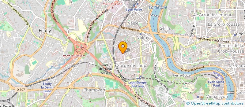 localisation de l'entreprise SCI SWAR  LYON