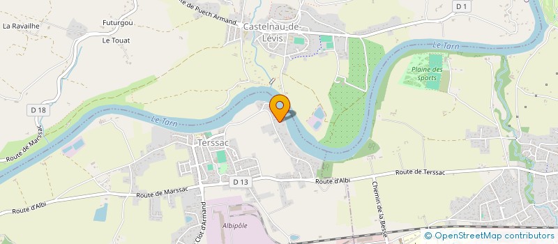 localisation de l'entreprise SCI SWEET HOME  TERSSAC