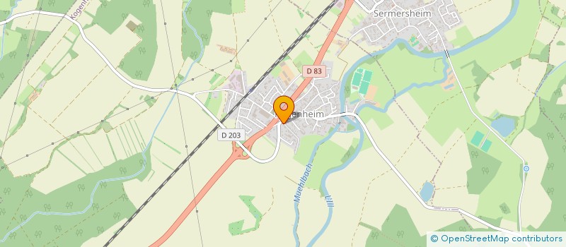 localisation de l'entreprise SCI SWEET HOME  KOGENHEIM