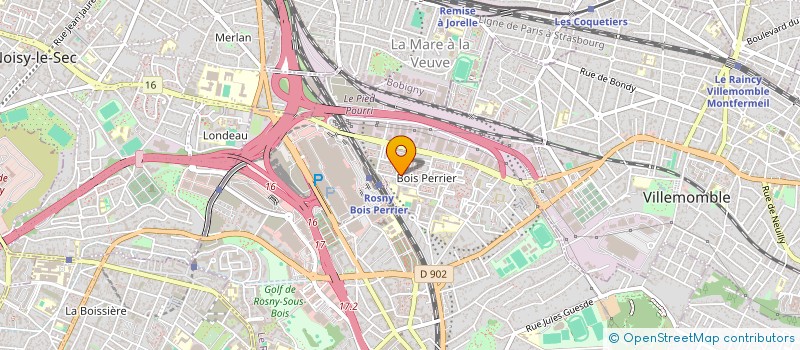 localisation de l'entreprise SCI SWEET HOME à ROSNY-SOUS-BOIS