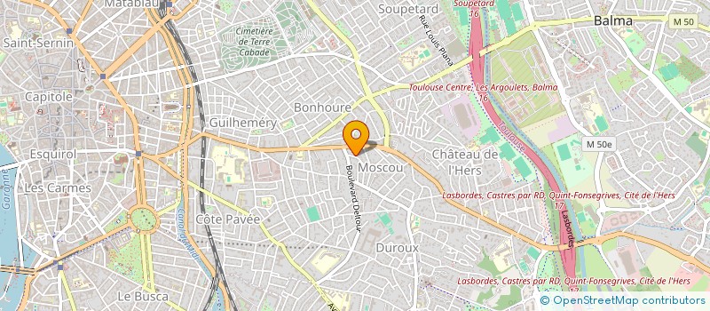 localisation de l'entreprise SCI SWEETY HOME à TOULOUSE