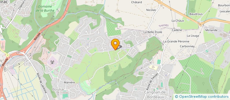 localisation de l'entreprise SCI SWEM  BOULIAC