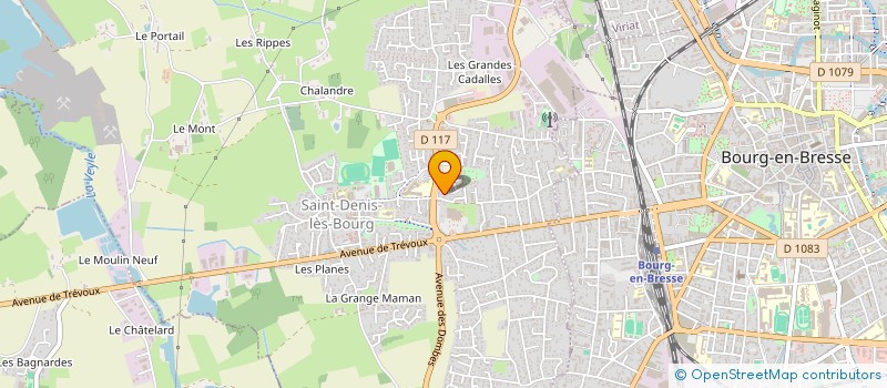 localisation de l'entreprise SCI SWG à SAINT-DENIS-LES-BOURG