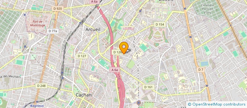 localisation de l'entreprise SCI SWIDER BENHAMMA  ARCUEIL