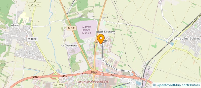 localisation de l'entreprise SCI SWING à DIJON