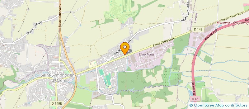 localisation de l'entreprise SCI SWING  SAINT-SYMPHORIEN-D'OZON