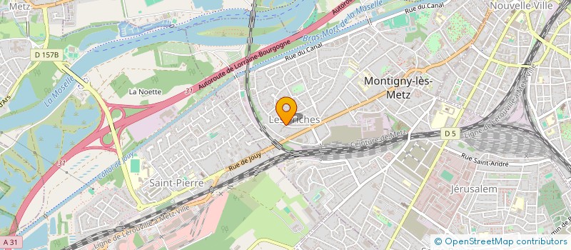 localisation de l'entreprise SCI SWING à MONTIGNY-LES-METZ