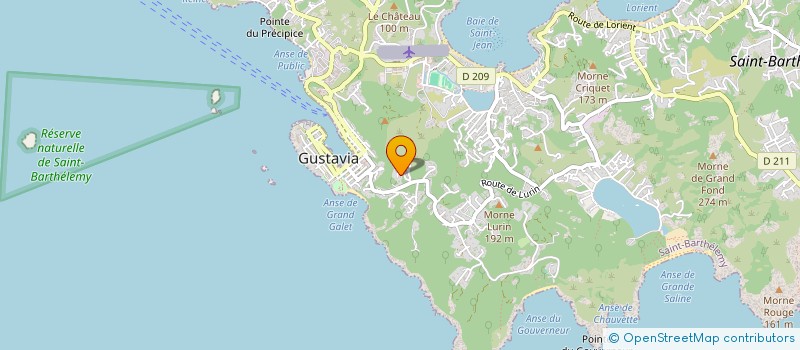 localisation de l'entreprise SCI SWISS 2 à SAINT BARTHELEMY