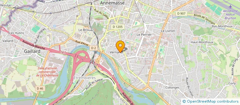 localisation de l'entreprise SCI SWISS LEMAN INVEST à ANNEMASSE
