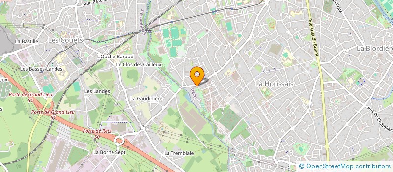 localisation de l'entreprise SCI SWJ  REZE