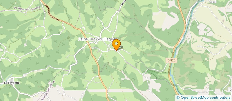 localisation de l'entreprise SCI SWYFT  SAINT-CIRQ-SOUILLAGUET