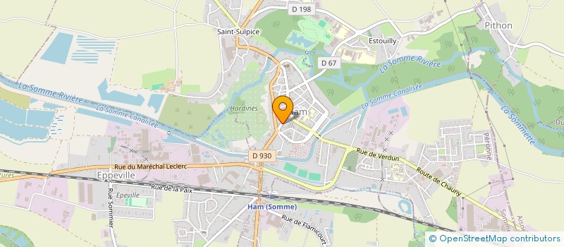 localisation de l'entreprise SCI SY-TERRIER à HAM