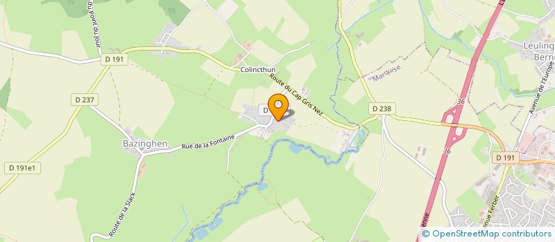 localisation de l'entreprise SCI SYAMANCE  BAZINGHEN