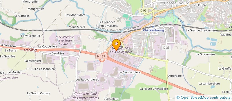 localisation de l'entreprise SCI SYAN  CHATEAUBOURG