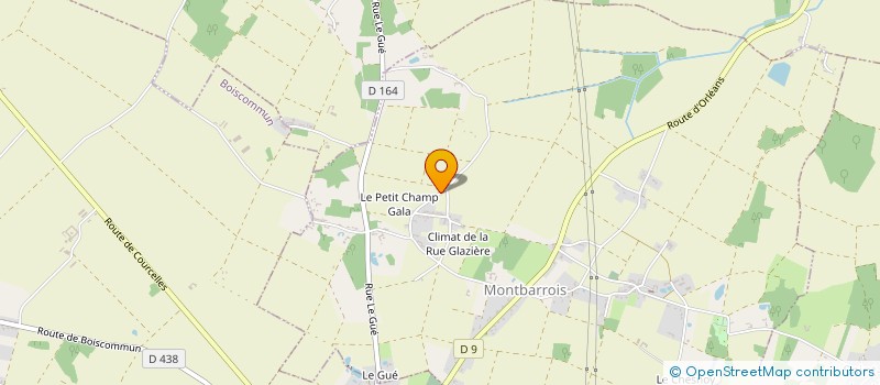 localisation de l'entreprise SCI SYANCA à MONTBARROIS