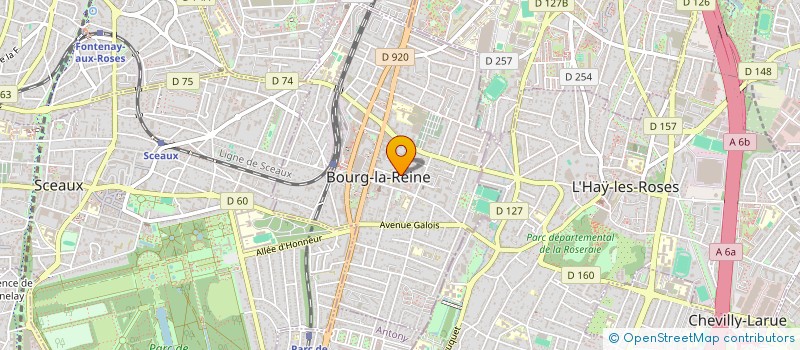 localisation de l'entreprise SCI SYARJEC à BOURG-LA-REINE