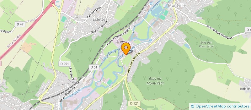 localisation de l'entreprise SCI SYASHA  MONTVILLE