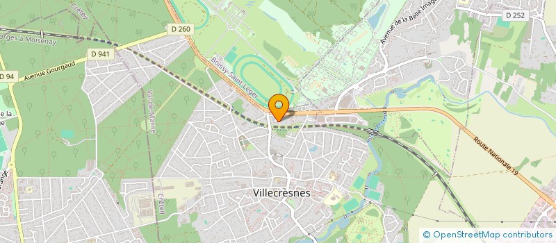 localisation de l'entreprise SCI-SYB  VILLECRESNES