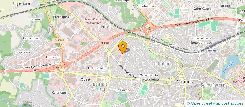 localisation de l'entreprise SCI SYBABEN à VANNES