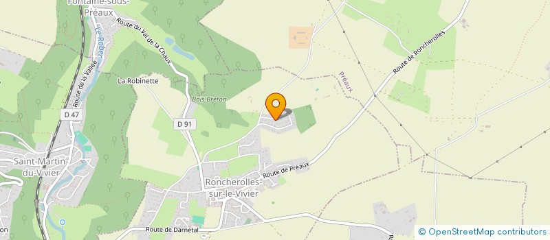 localisation de l'entreprise SCI SYBAS  RONCHEROLLES-SUR-LE-VIVIER