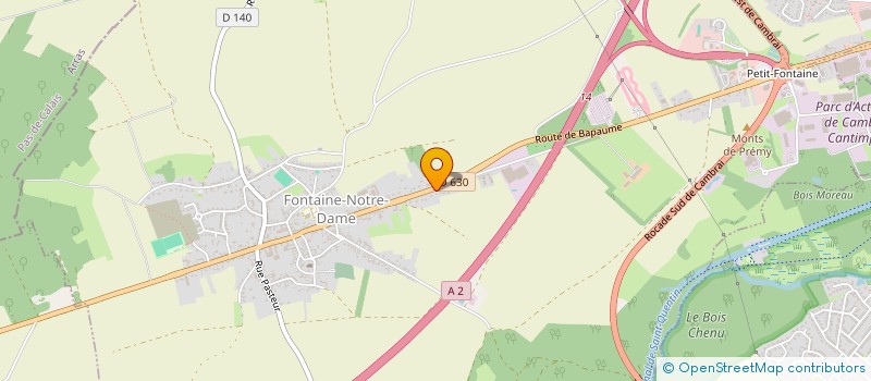 localisation de l'entreprise SCI SYBE à FONTAINE-NOTRE-DAME