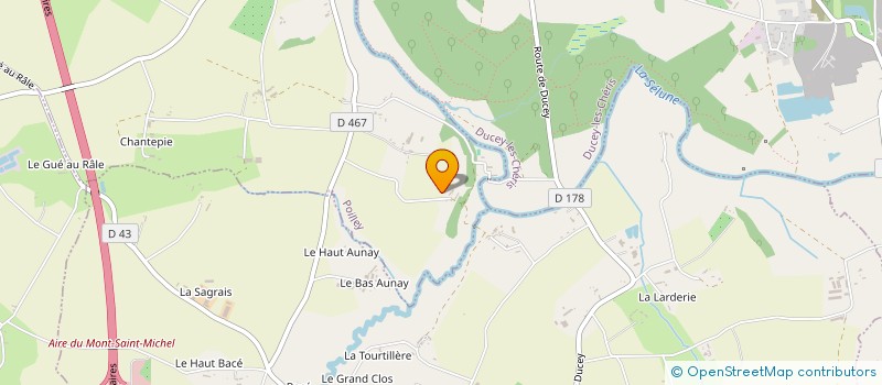 localisation de l'entreprise SCI SYBEL  PRECEY