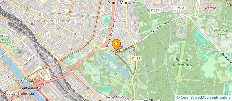 localisation de l'entreprise SCI SYBEL à SAINT-MANDE