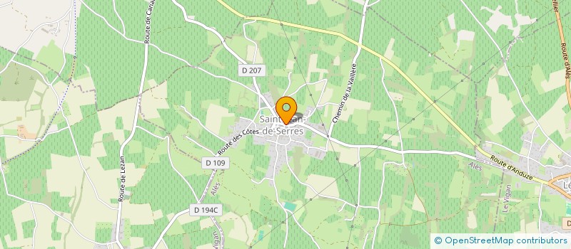 localisation de l'entreprise SCI SYBEMOL  SAINT-JEAN-DE-SERRES