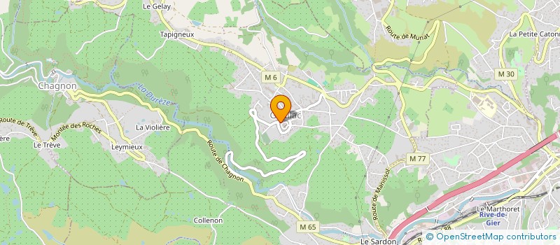 localisation de l'entreprise SCI SYBILLE  GENILAC