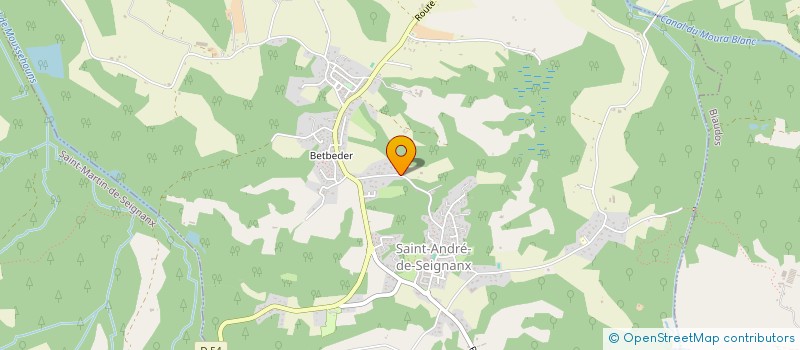 localisation de l'entreprise SCI SYBRAC  ST-MARTIN-DE-SEIGNANX