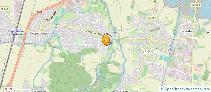 localisation de l'entreprise SCI SYCACELI  FEGERSHEIM