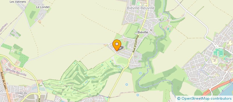 localisation de l'entreprise SCI SYCAH  BIEVILLE-BEUVILLE