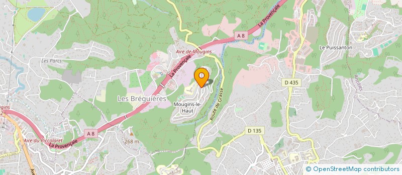 localisation de l'entreprise SCI SYCAL à MOUGINS