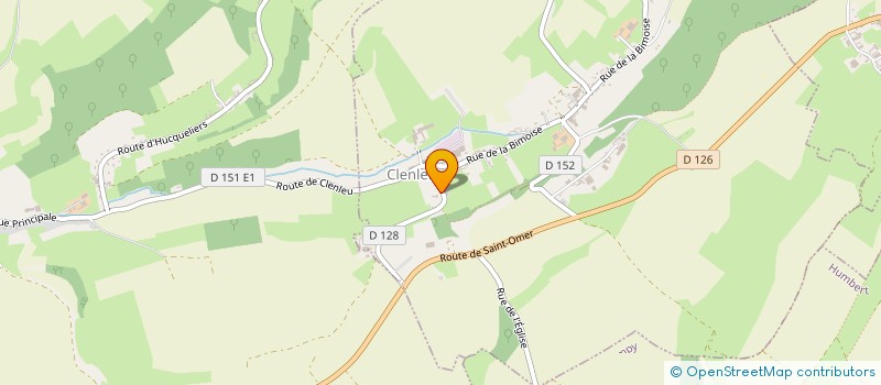 localisation de l'entreprise SCI SYCARA  CLENLEU