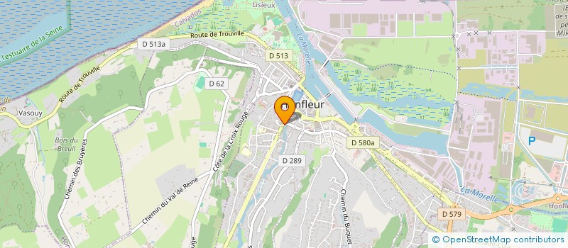 localisation de l'entreprise SCI SYCECA à HONFLEUR