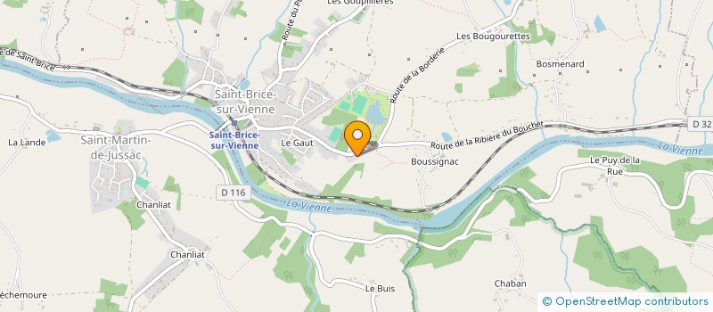 localisation de l'entreprise SCI SYCO  SAINT-BRICE-SUR-VIENNE