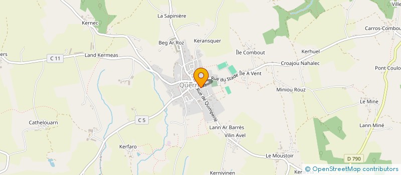 localisation de l'entreprise SCI SYCOMORE  QUERRIEN