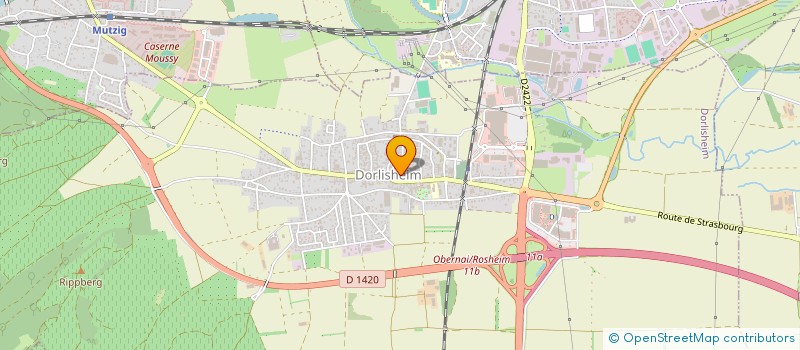 localisation de l'entreprise SCI SYCOMORE  DORLISHEIM