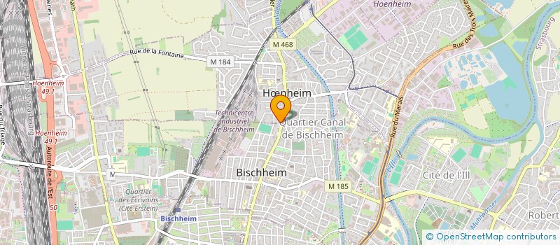 localisation de l'entreprise SCI SYCORAX - STATIONNEMENT  HNHEIM