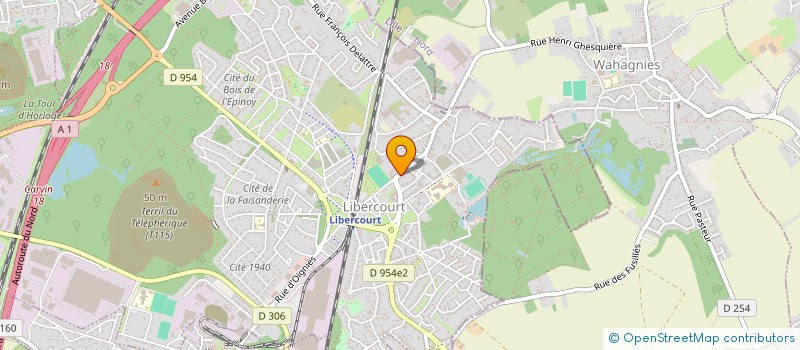 localisation de l'entreprise SCI SYCRI  LIBERCOURT