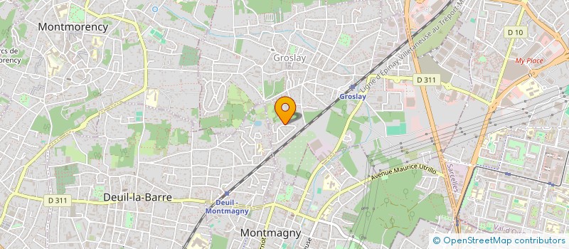 localisation de l'entreprise SCI SYDARIL  GROSLAY