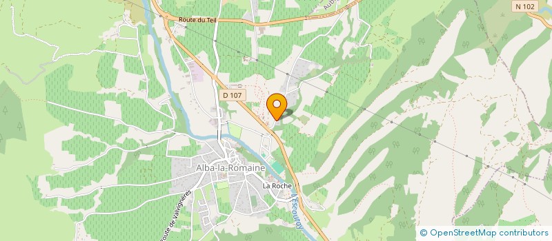 localisation de l'entreprise SCI SYDEB07 à ALBA-LA-ROMAINE