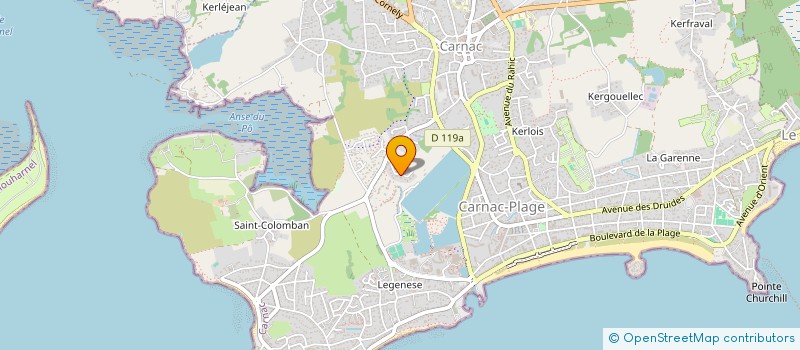 localisation de l'entreprise SCI SYDNEY  CARNAC