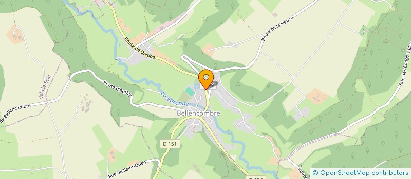 localisation de l'entreprise SCI SYDOMI  BELLENCOMBRE