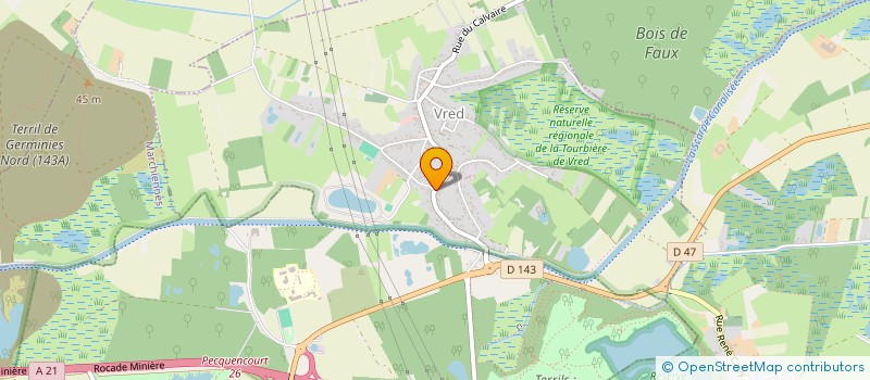 localisation de l'entreprise SCI SYEMA  VRED