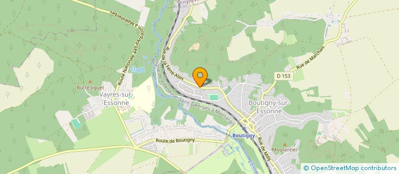 localisation de l'entreprise SCI SYFALO à BOUTIGNY-SUR-ESSONNE