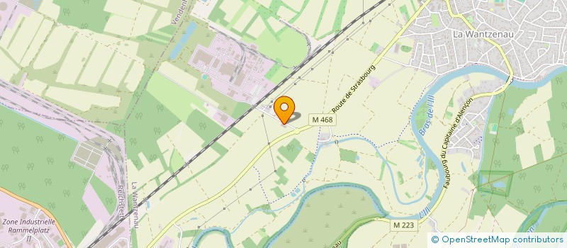 localisation de l'entreprise SCI SYFITU  LA WANTZENAU